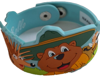 Bollo de beer armbandje met naam mogelijkheid