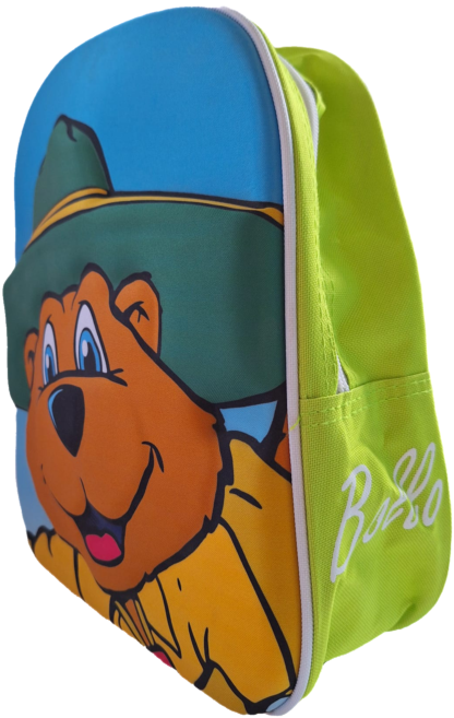 Rugzak zijkant 2 Bollo de Beer