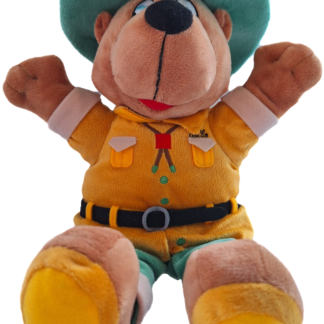 Bollo de Beer knuffel - handpop van voren