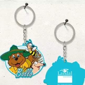 Bollo sleutelhanger egel, bij en Bollo